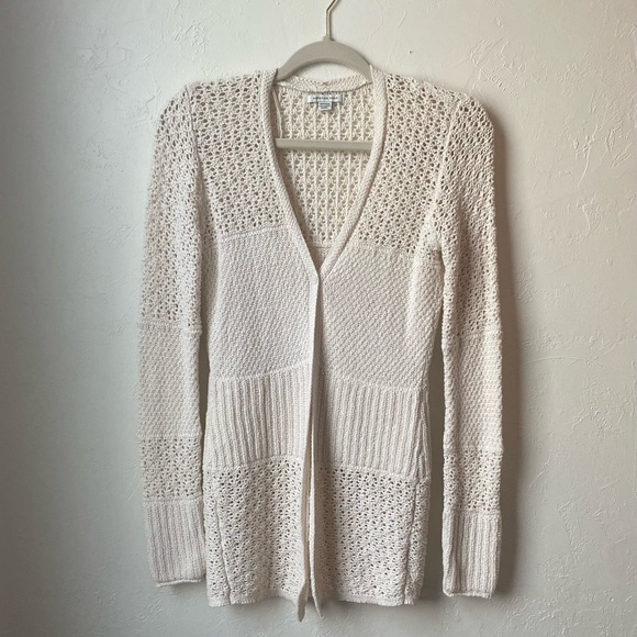 American Eagle Cream Knit Boho Cardigan Size XS - Picture 1 of 8